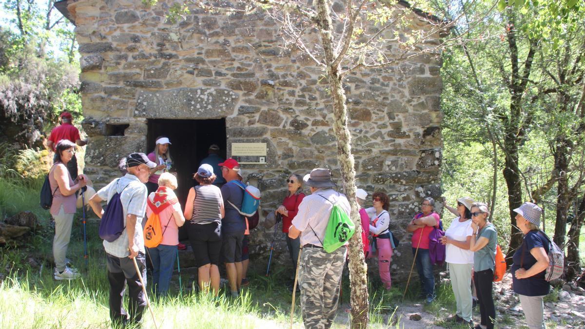 Visita de los alumnos del CEPA Sanabria y Carballeda al yacimiento prerromano de As Muradellas