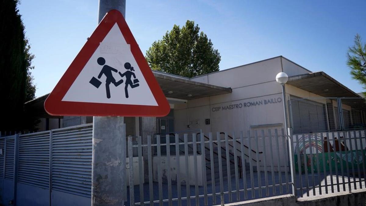 Un colegio de Madrid, cuyas aulas comenzarán a llenarse de alumnos a partir del 8 de septiembre