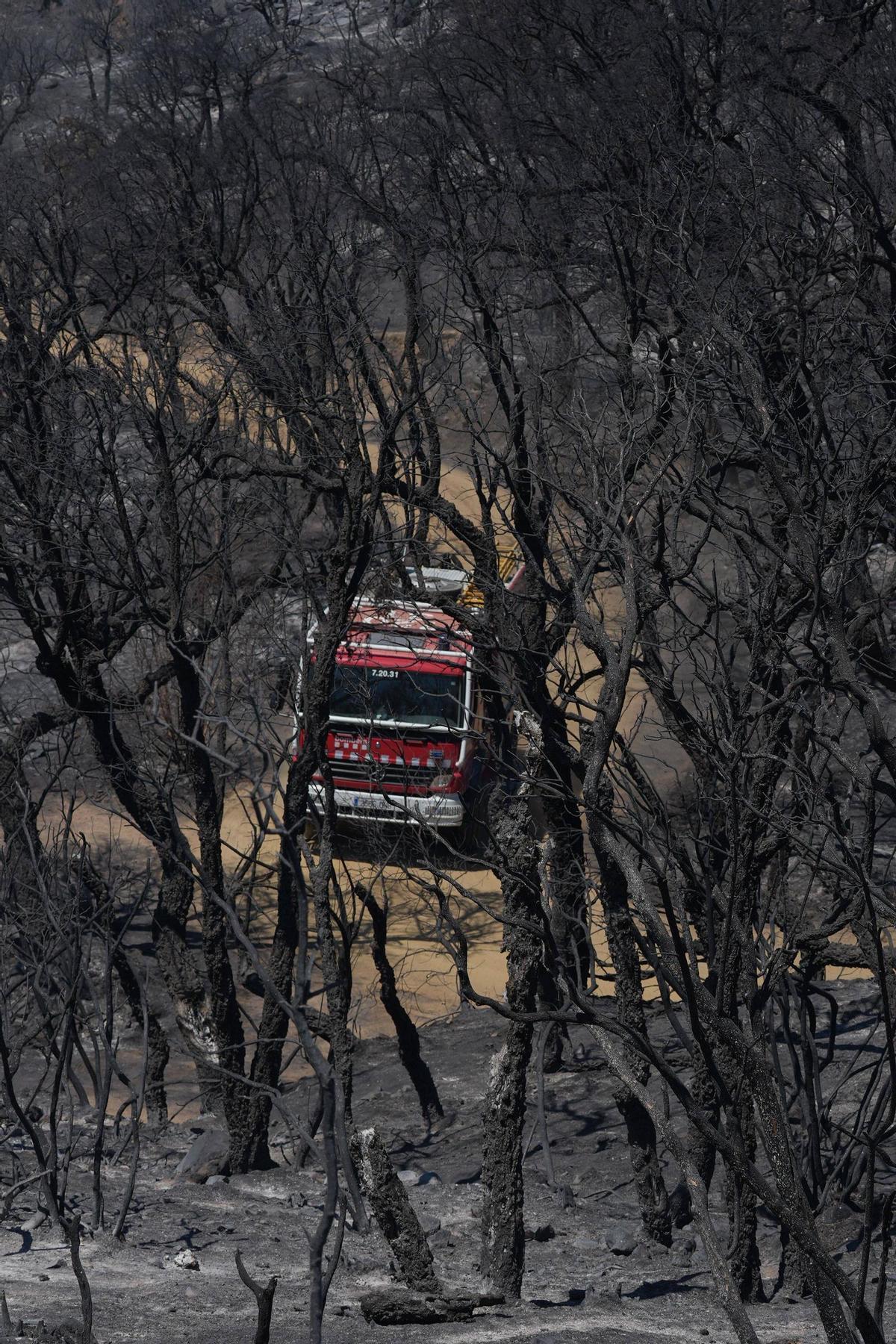 Galeria de fotos: l'incendi de les Gavarres calcina una casa a Calonge Galeria de fotos: l'incendi de les Gavarres calcina una casa a Calonge