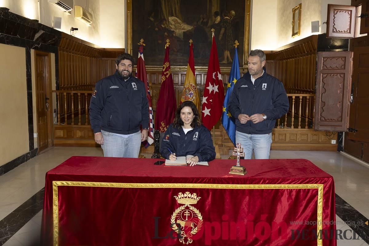 Así ha sido la visita de Isabel Díaz Ayuso a Caravaca de la Cruz