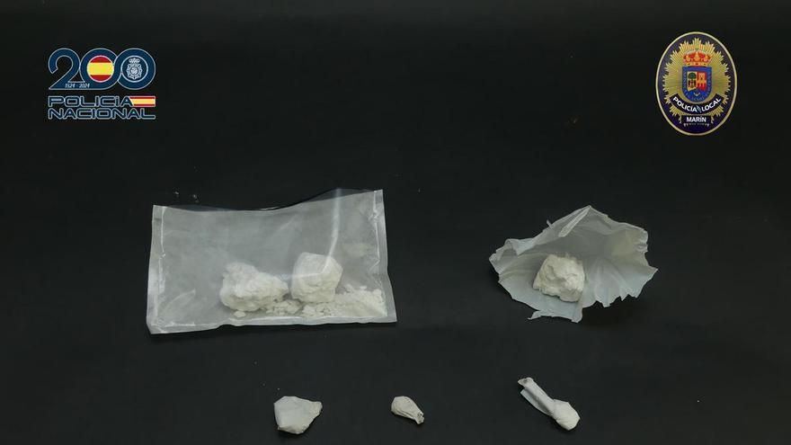 Dos detenidos como presuntos responsables de un punto negro de drogas en Marín
