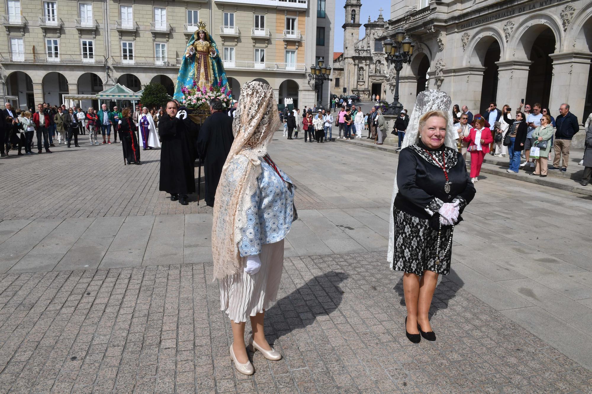 Procesión de Jesús Resucitado y Nuestra Señora de la Esperanza en A Coruña