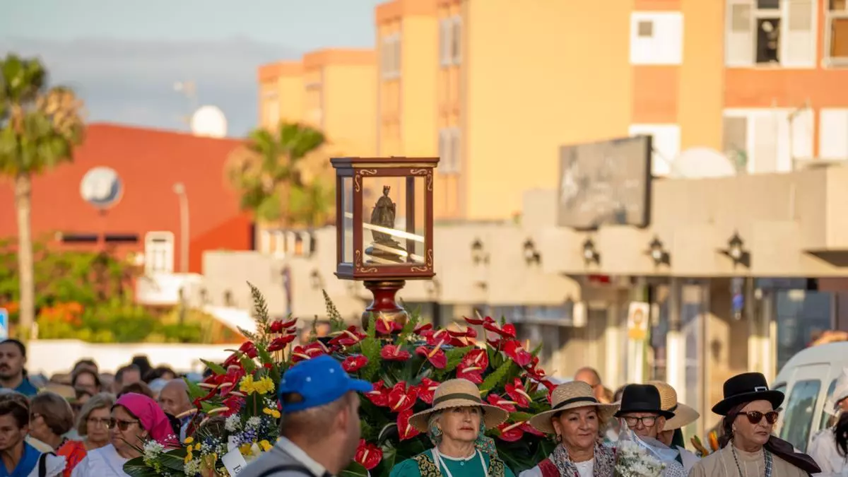 San Fernando de Maspalomas recupera la procesión de su santo más de dos décadas después