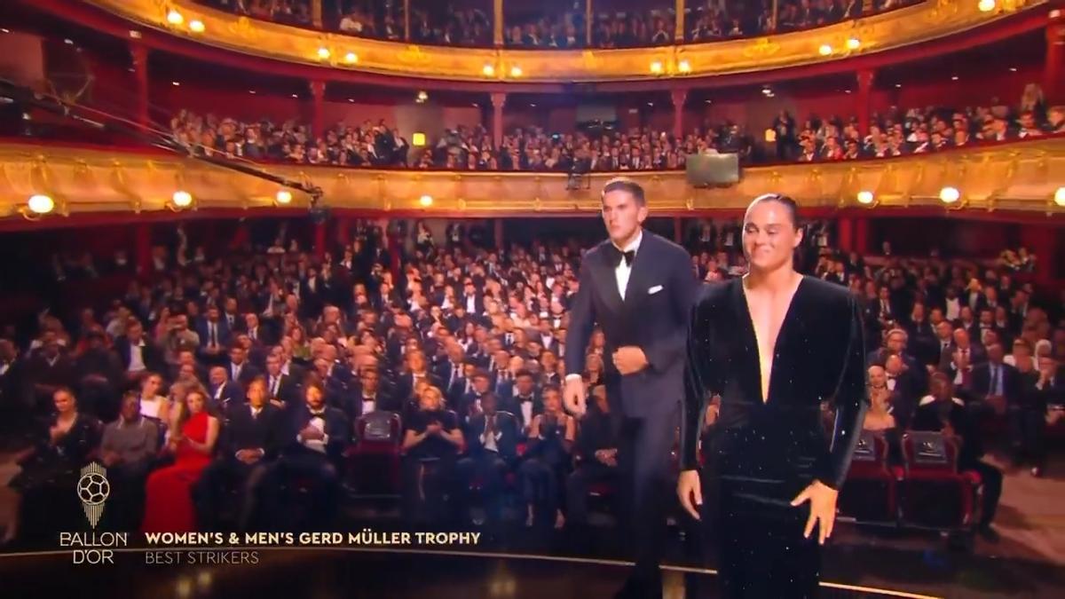 El Trofeo Gerd Muller fue para Ewa Pajor y Viktor Gyökeres