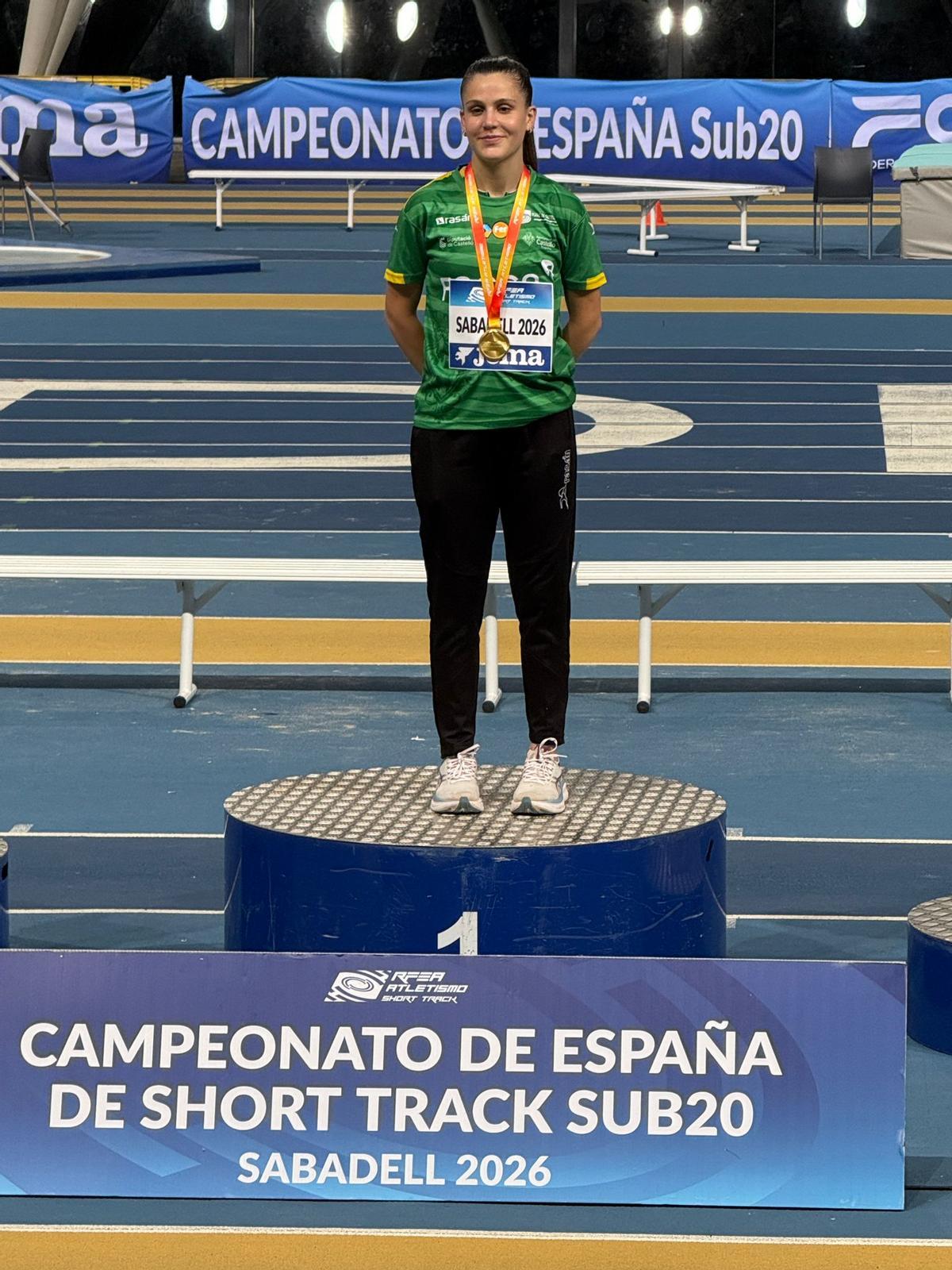 Mara Rolli (Facsa Playas de Castellón), campeona de España sub-20 en los 3.000.