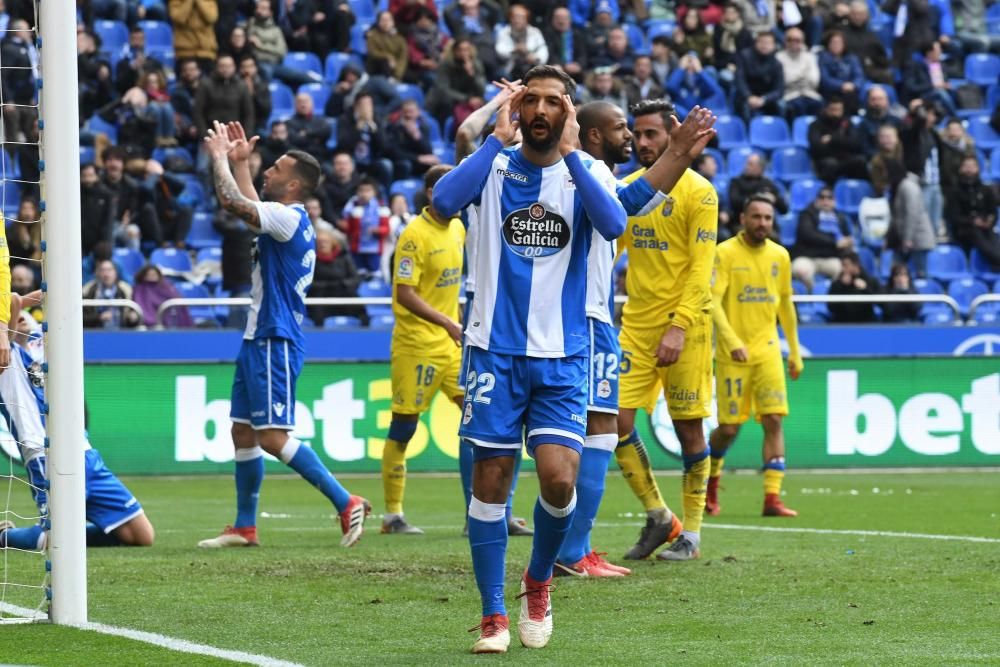 El Dépor empata ante Las Palmas en Riazor