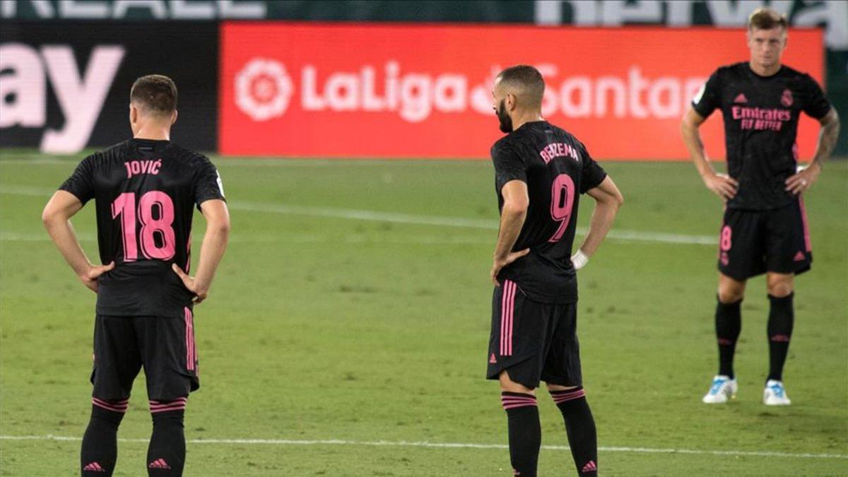 Kroos tuvo que abandonar el partido frente al Betis antes del descanso