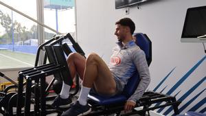 Javi Puado sigue recuperándose de su lesión en la rodilla