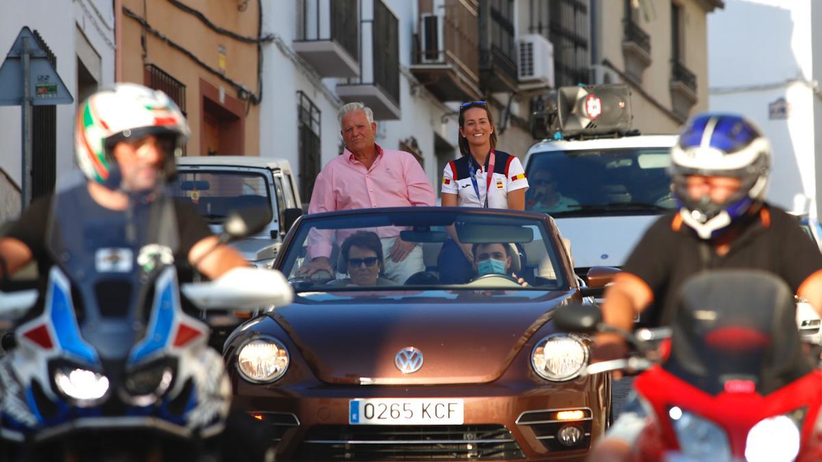 Recibimiento de Fátima Gálvez en Baena