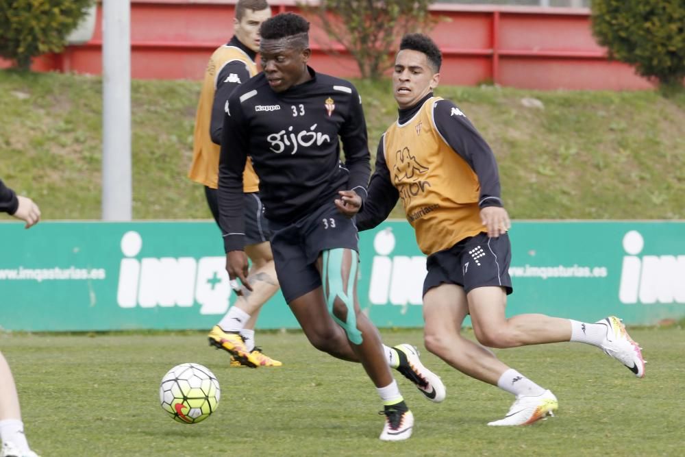 Entrenamiento del Sporting