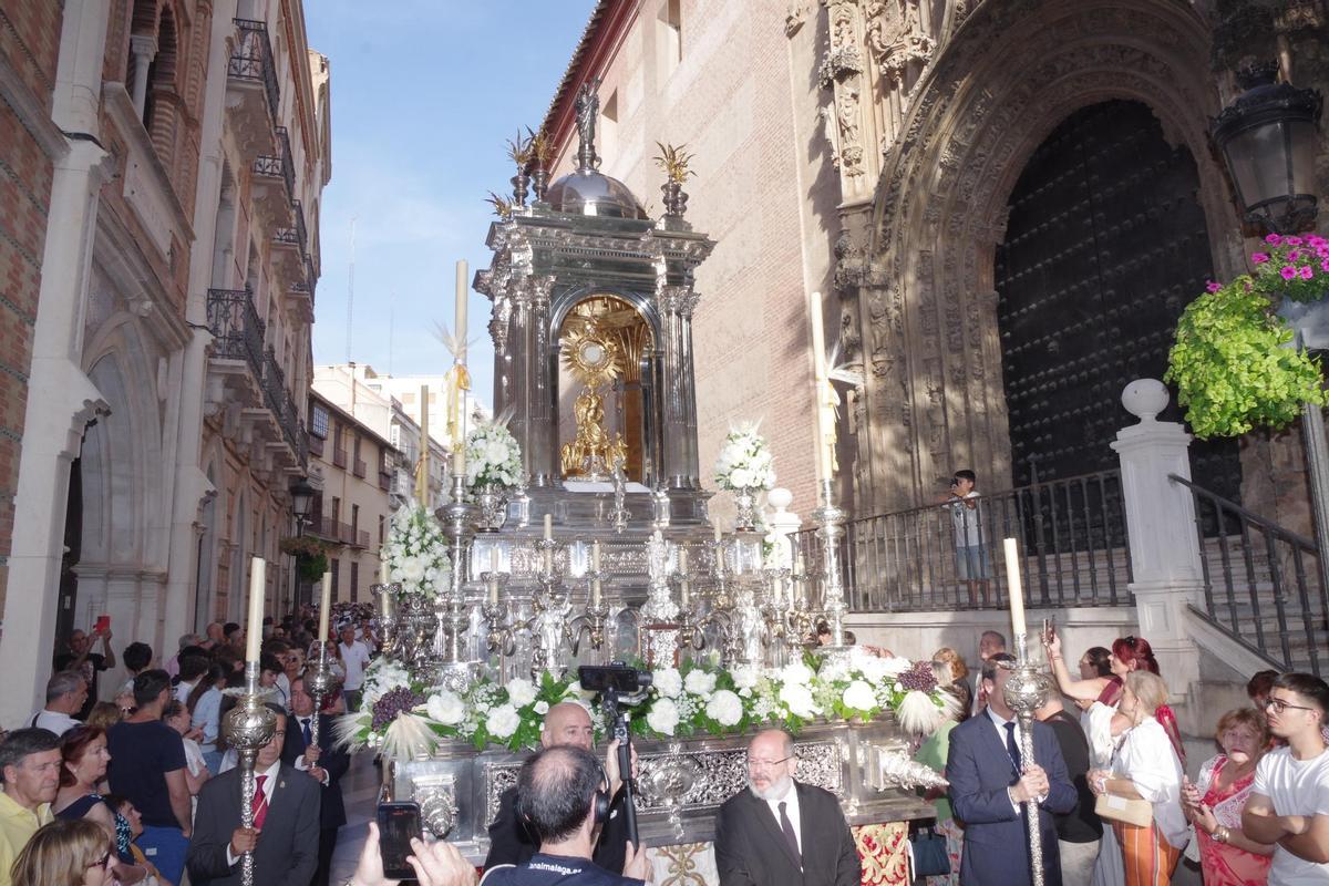 Imágenes del Corpus Christi en Málaga 2026