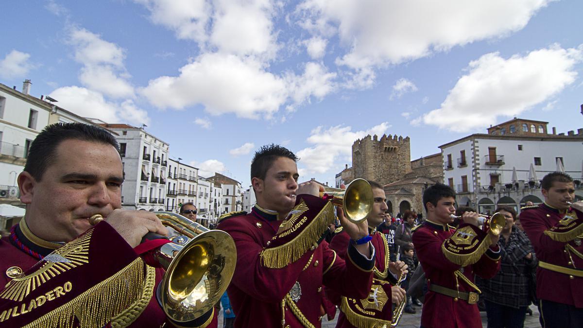 Concierto de la Banda del Humilladero. Hoy actuará en la iglesia de Santiago de Cáceres.