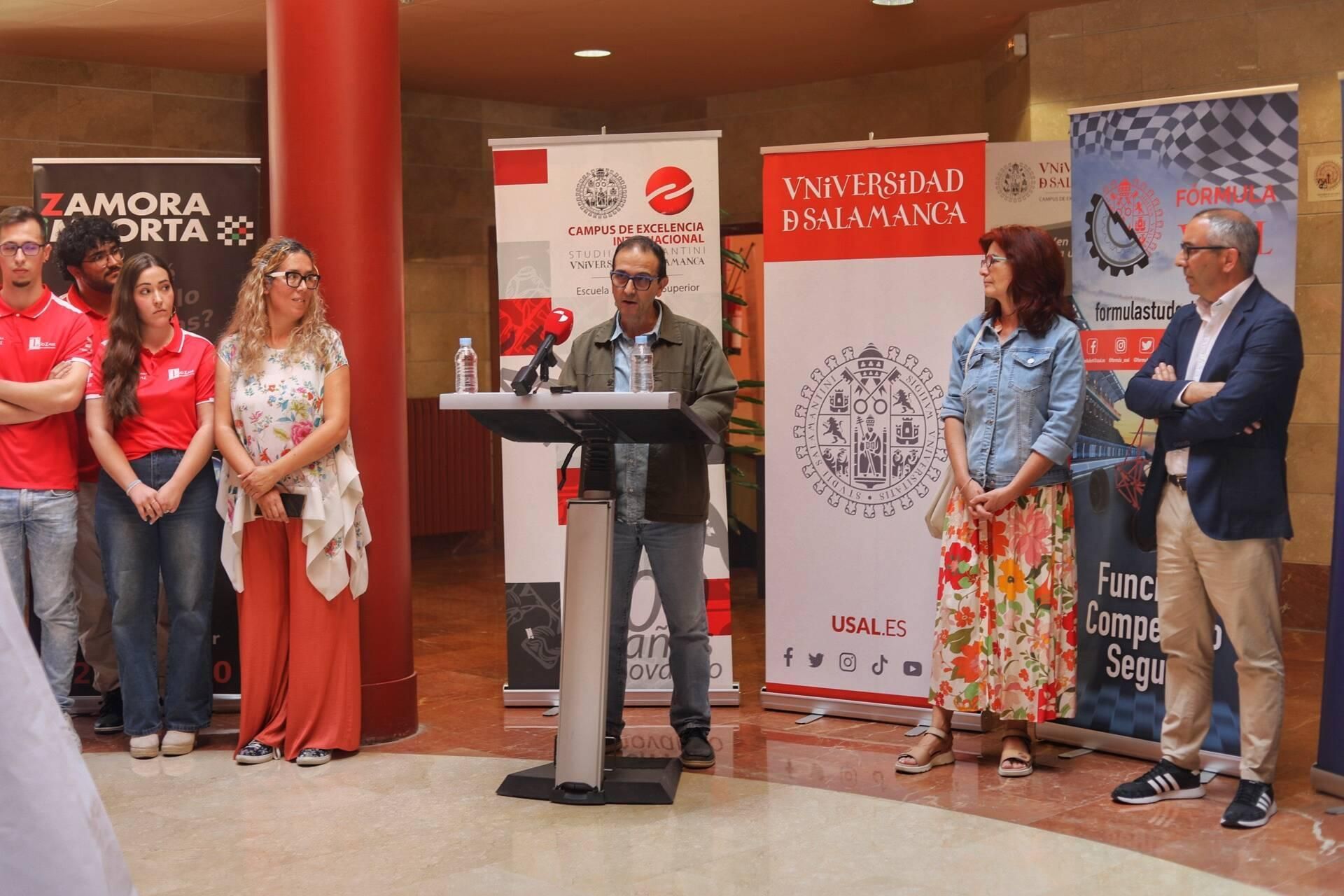 La Escuela Politécnica de Zamora participa con su propio monoplaza en Fórmula Student