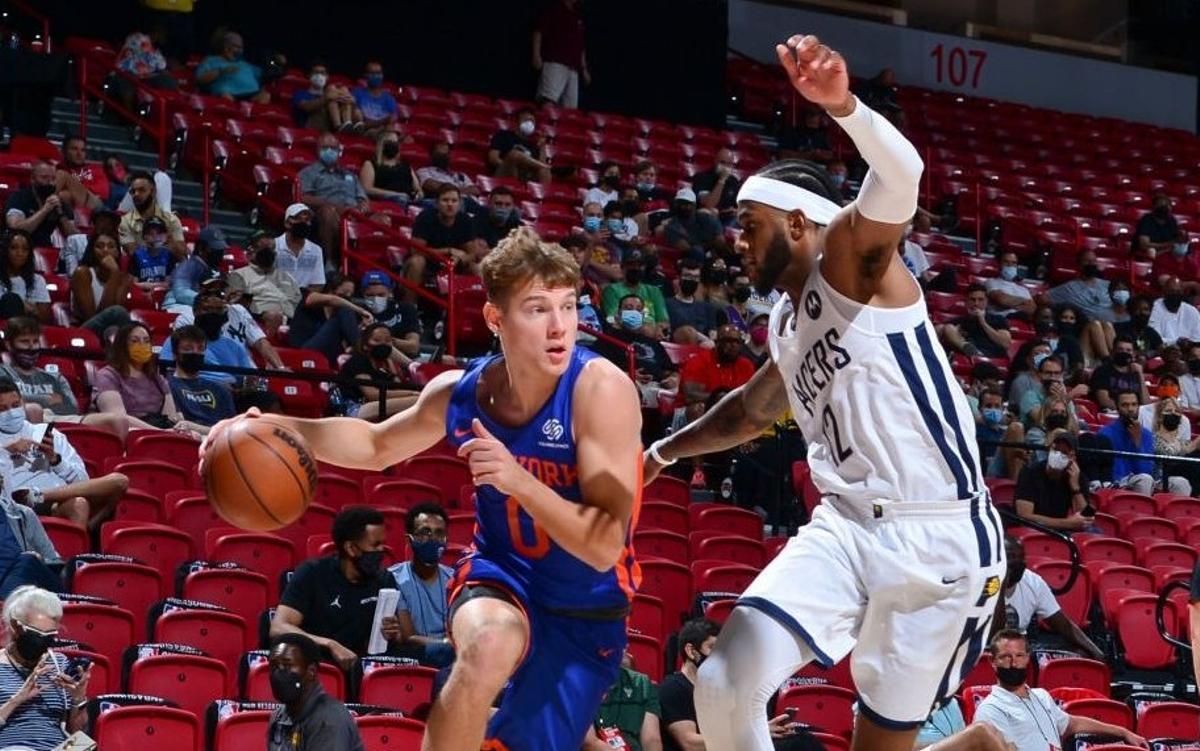 Jokubaitis jugó sus primeros minutos con los Knicks