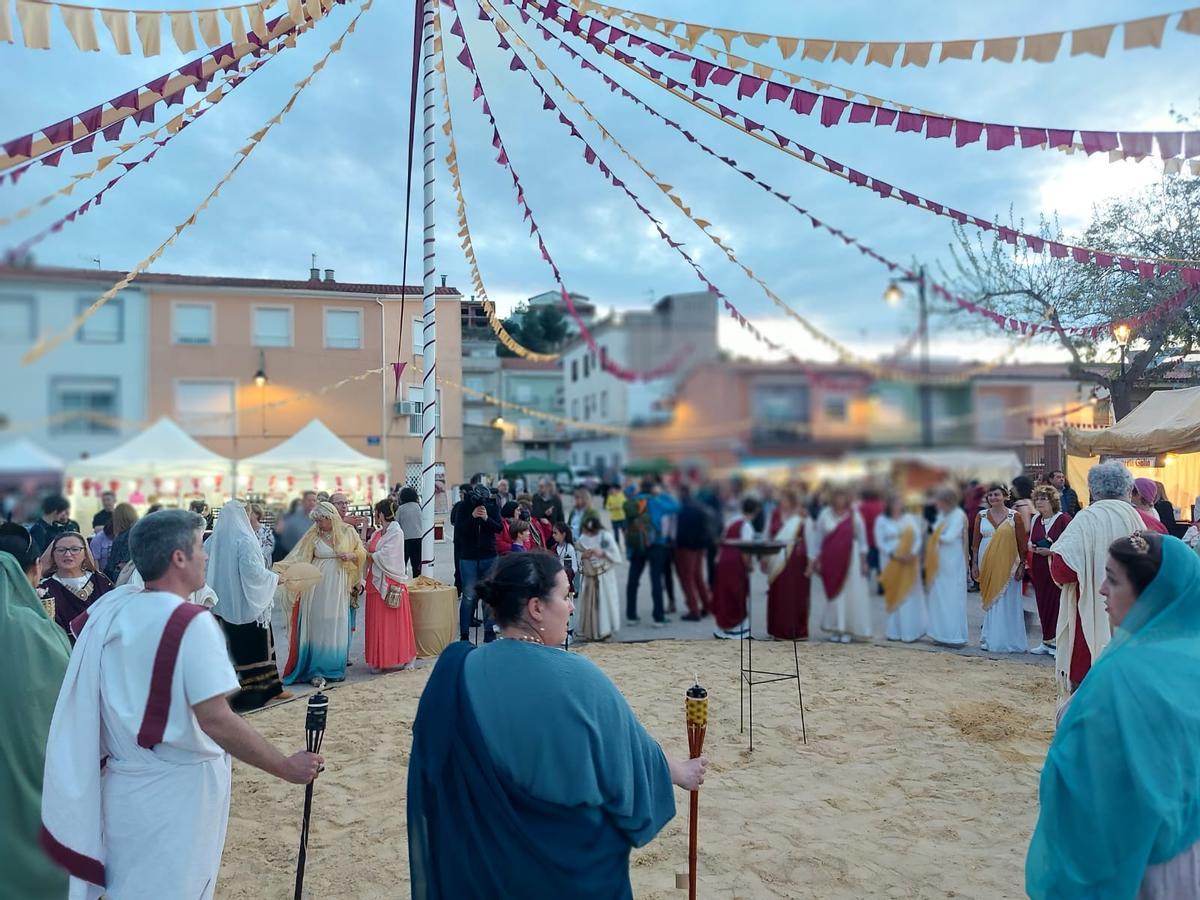 Fira Romana de l'Énova celebrada el pasado fin de semana.