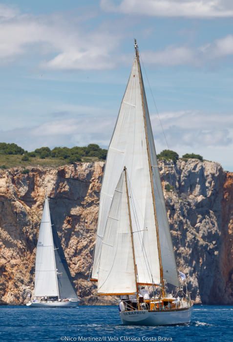 Segona prova de la regata Vela Clàssica Costa Brava