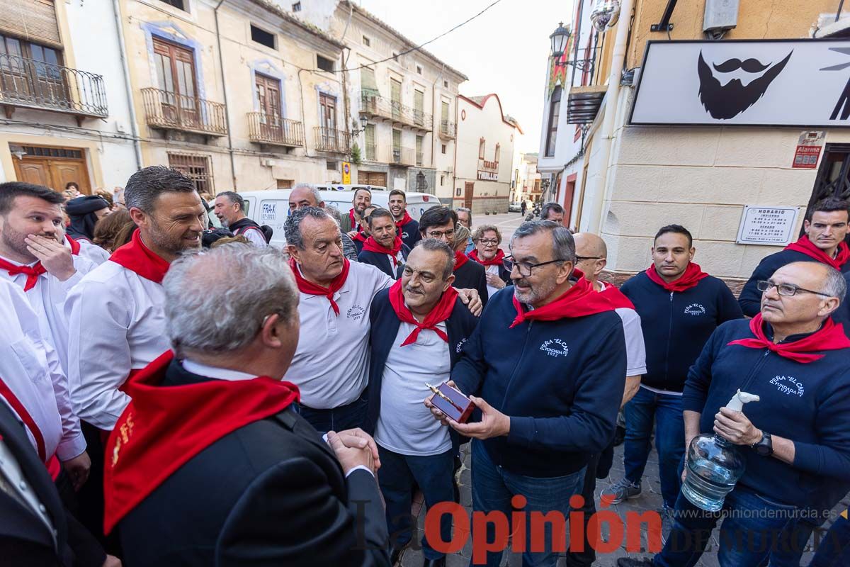 Recorrido Caballos del Vino día dos de mayo en Caravaca