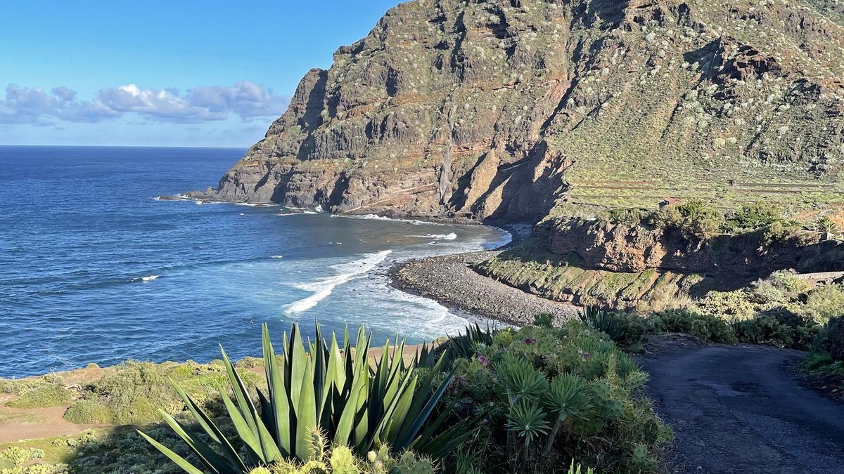 La Punta del Hidalgo, donde termina y empieza el sendero de Chinamada.