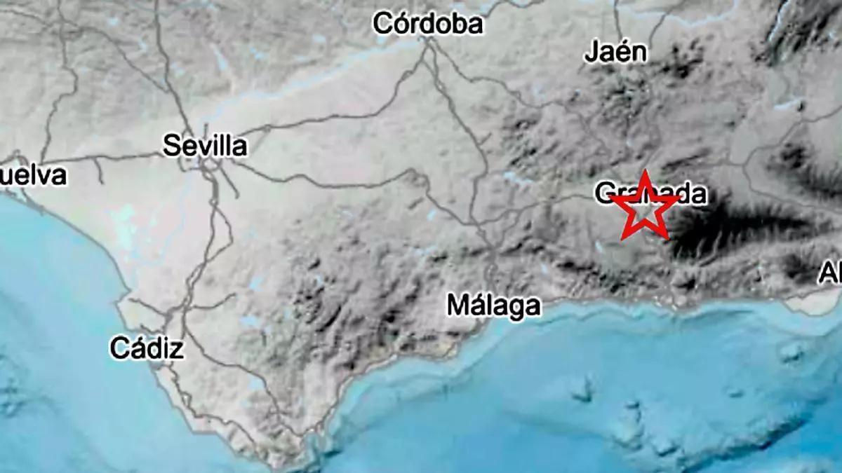 Epicentro del terremoto.