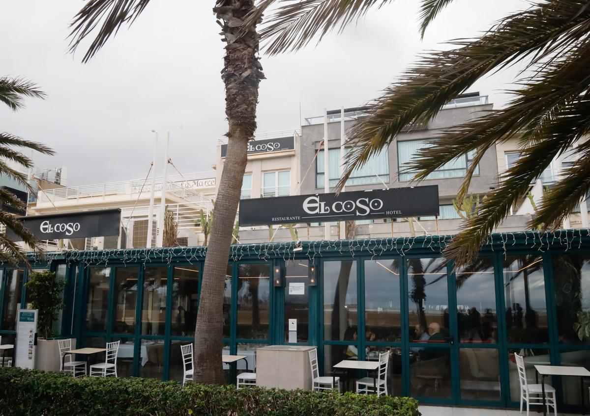 Fachada de El Coso, este sábado en Valencia.