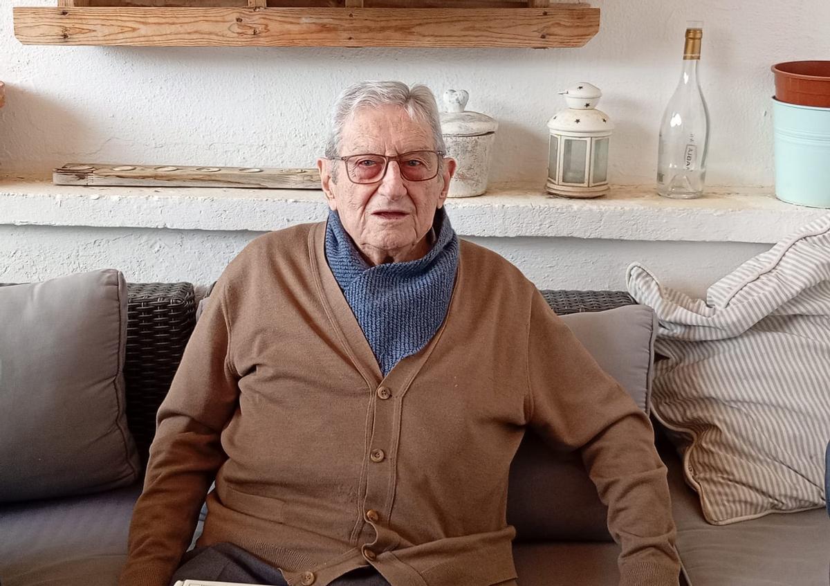 Gonzalo de Castro Gutiérrez, nieto de Ubaldo Gutiérrez, hace unos días.