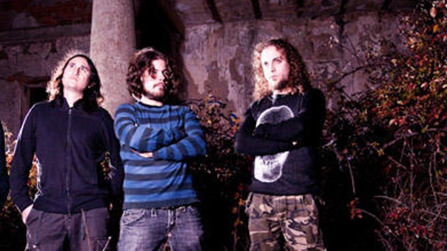 Los integrantes del grupo de rock Klanghor.