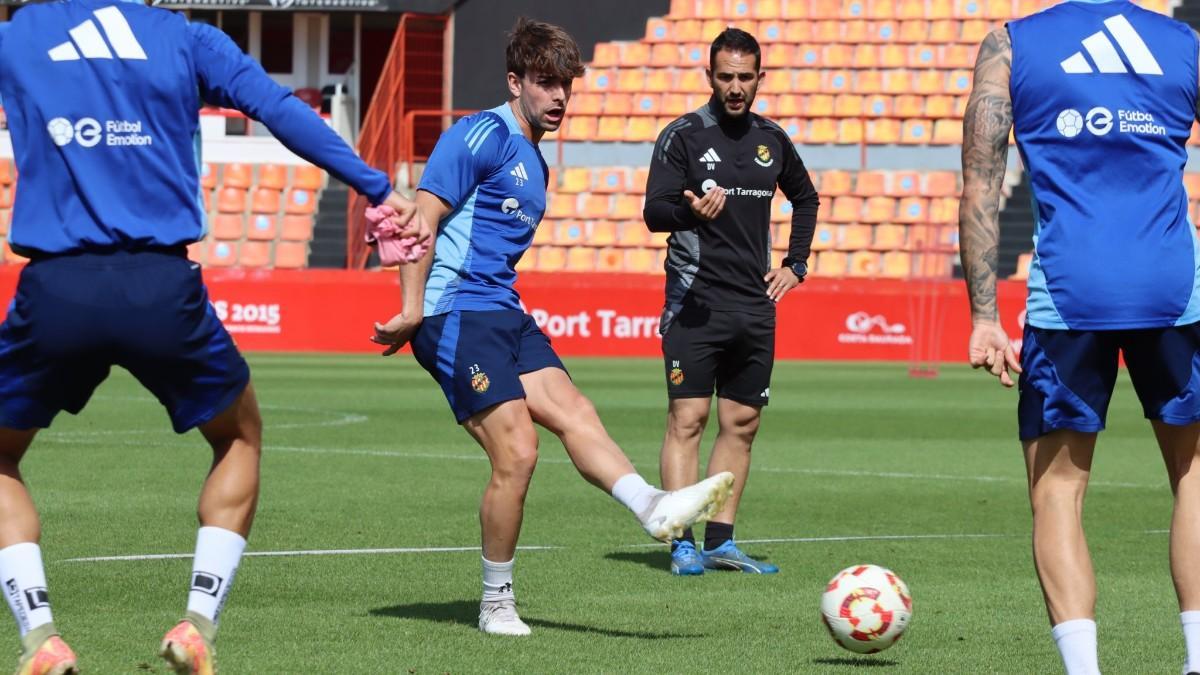 Dani Vidal, durante un entrenamiento
