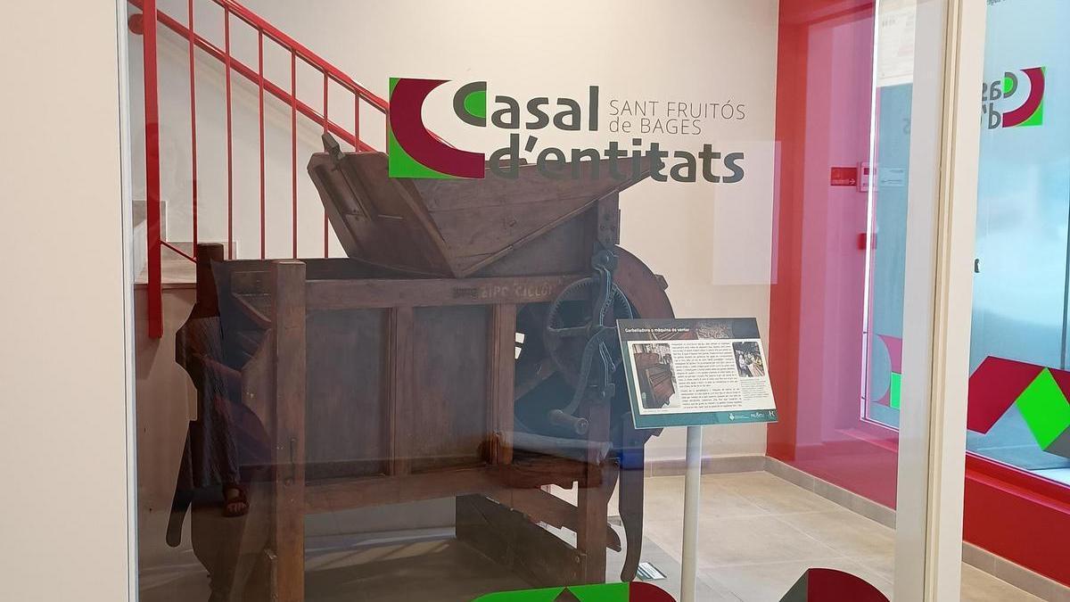 Garbelladora, instal·lada al Casal d'Entitats