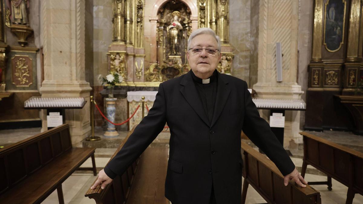 El rector de la Esglesia dels Socors, Jesús Miguel Benítez.