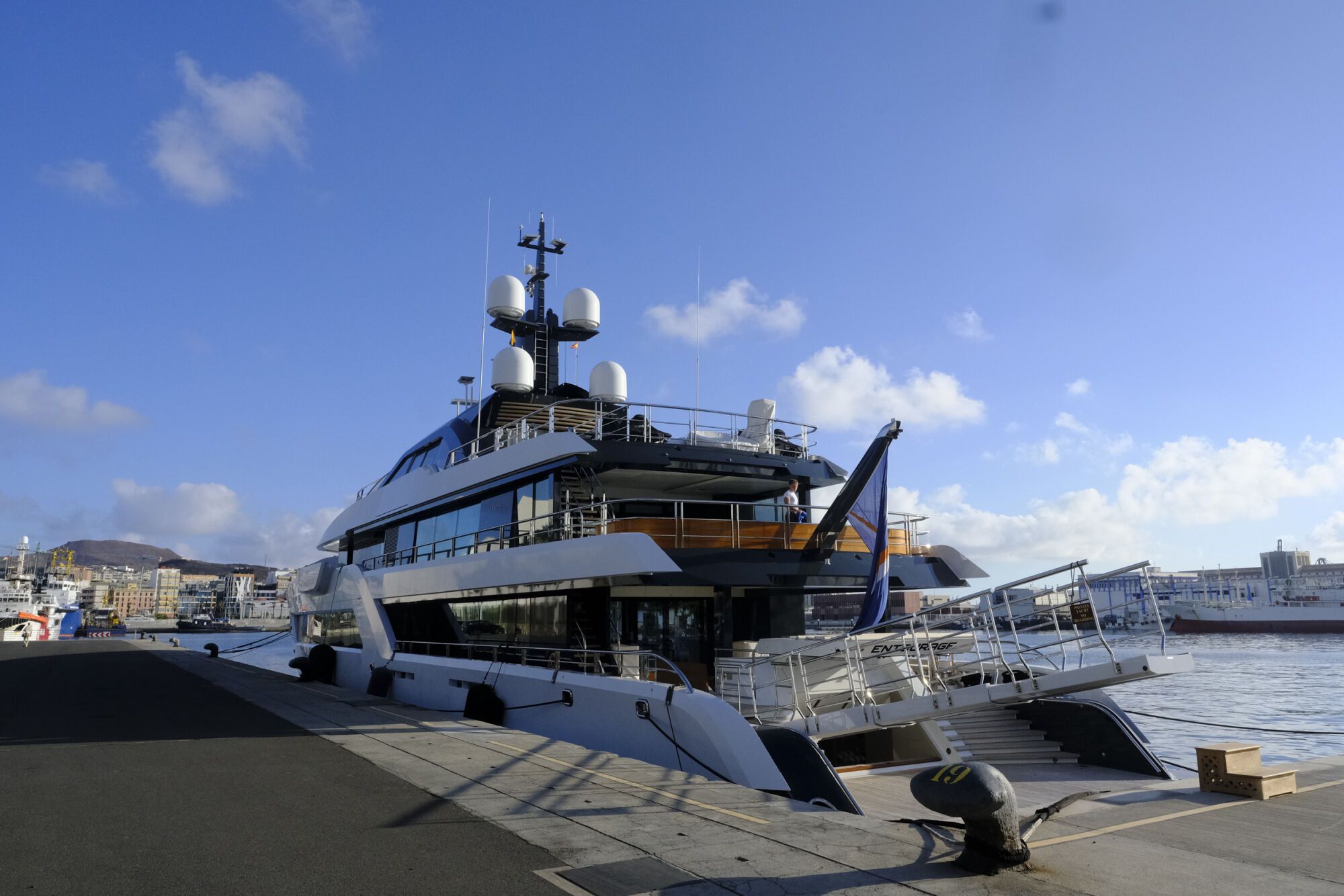 Jornada de puertas abiertas en el 'Open Arms' en el Puerto de Las Palmas