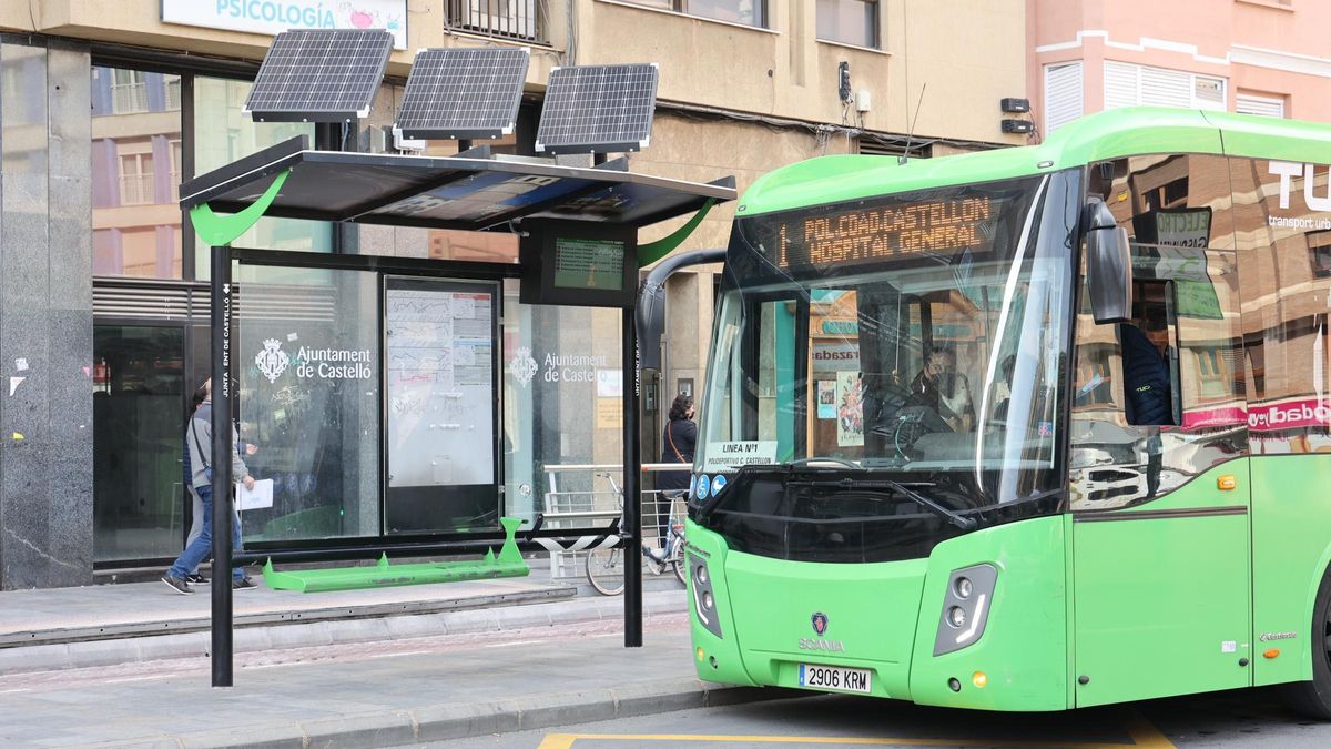 Imagen de archivo de un autobús urbano de Castelló.