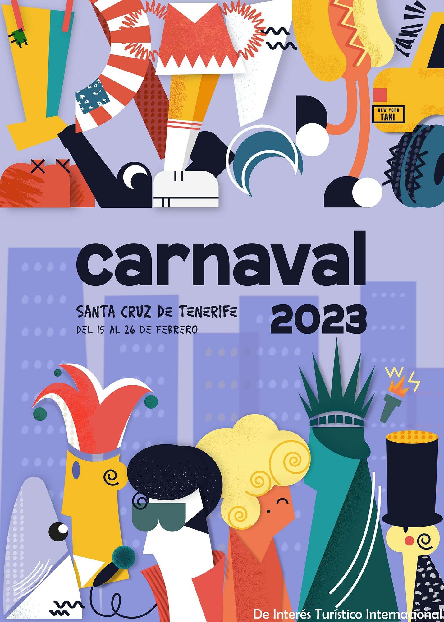 Estos son los finalistas en el concurso del Cartel del Carnaval de Santa Cruz de Tenerife