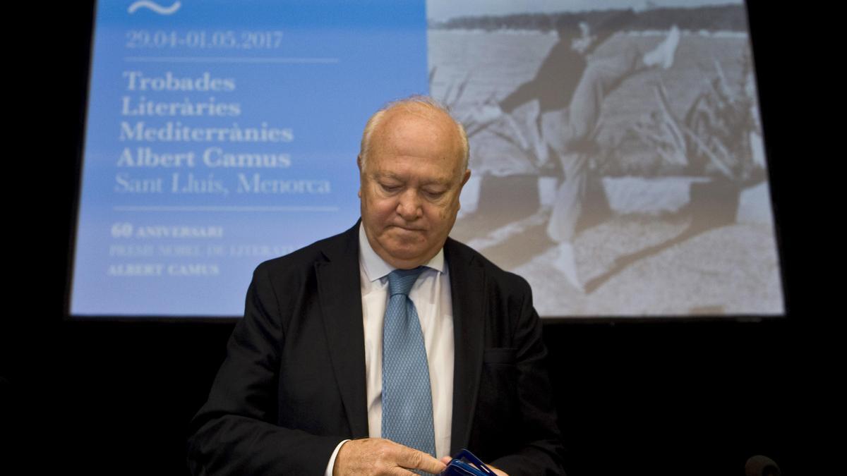 El ex ministro de Exteriores, Miguel Ángel Moratinos.