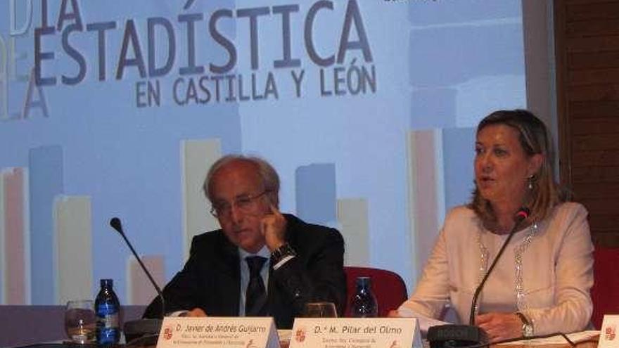 Pilar del Olmo, en los Premios de Estadística.