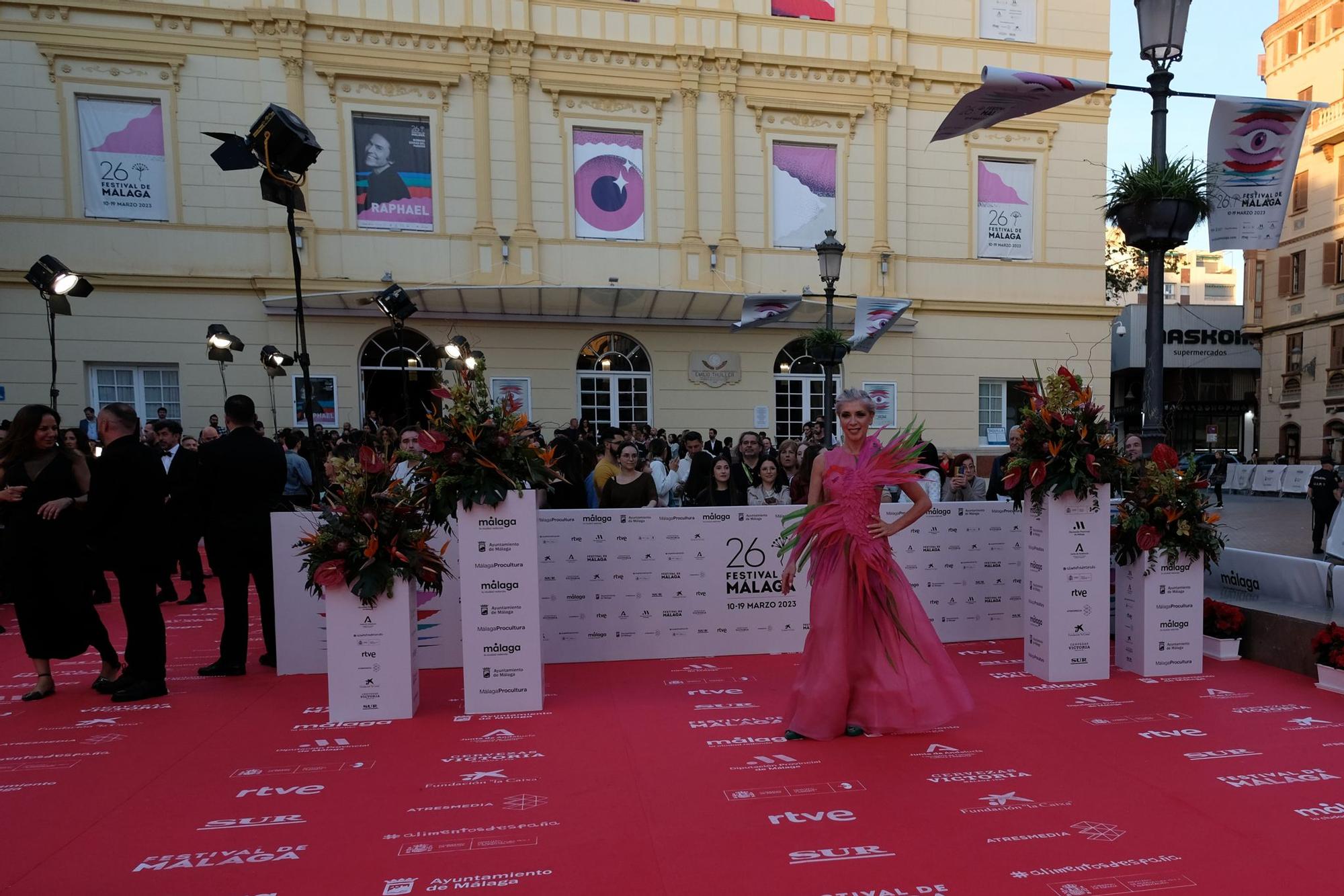 Las imágenes de la alfombra roja de la gala inaugural del 26 Festival de Málaga