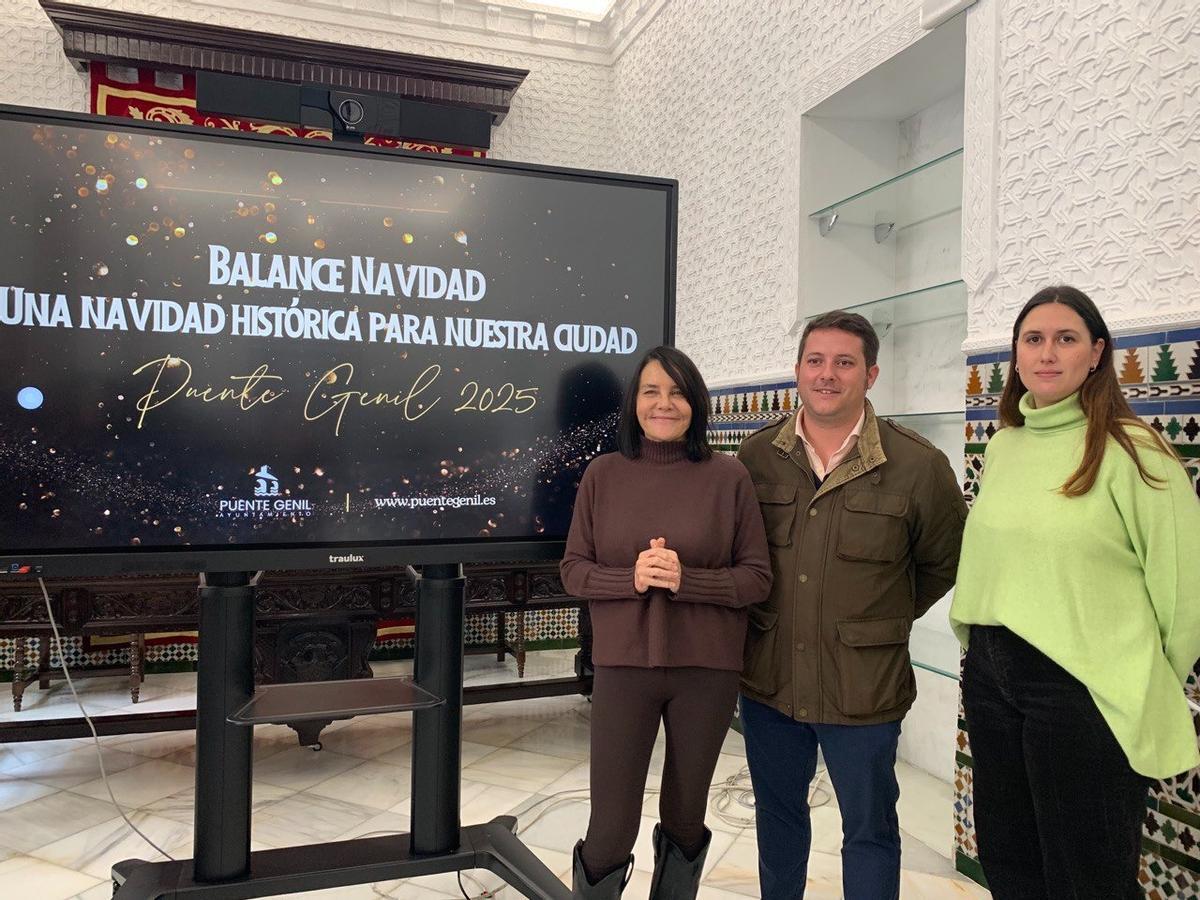 Presentación del balance de la campaña de Navidad en Puente Genil.
