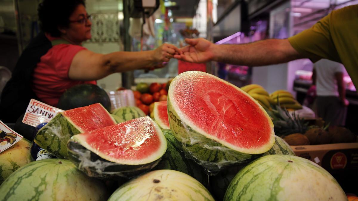 La sandía es uno de los productos donde más se ha notado el aumento de precios