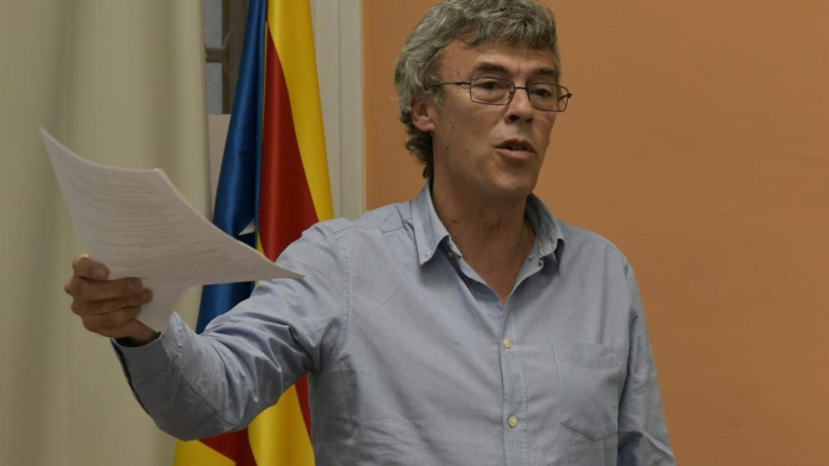 Francesc Teixidó, candidato de ERC a la alcaldia de Mataró.