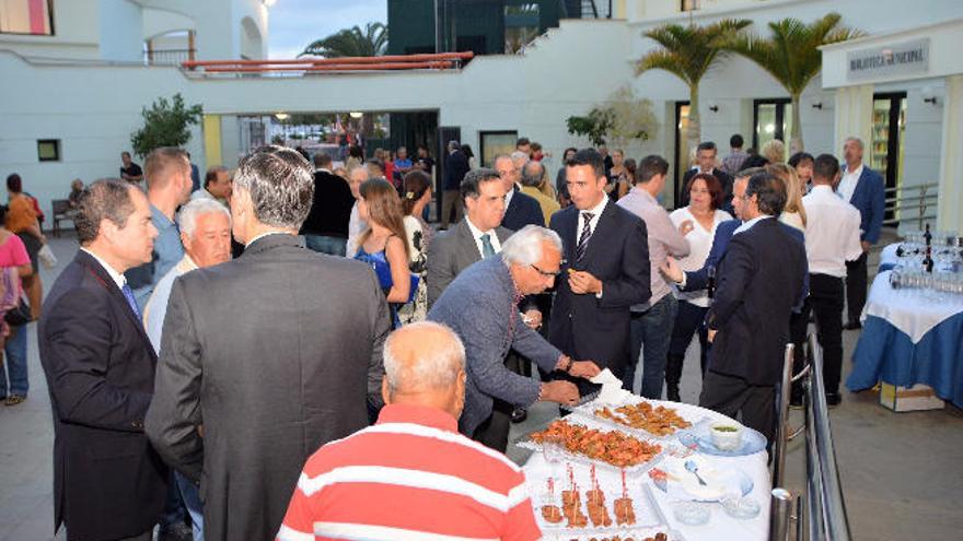 Un momento de la celebración en Maspalomas.