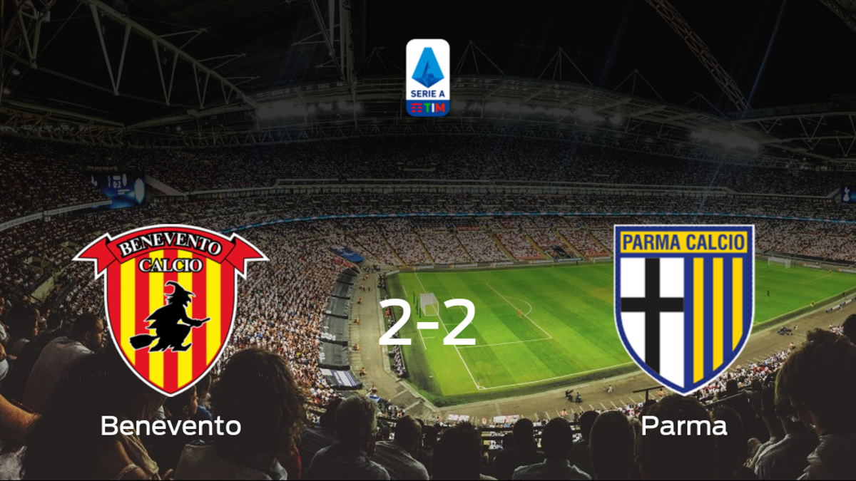 El Benevento salva un punto ante el Parma (2-2)
