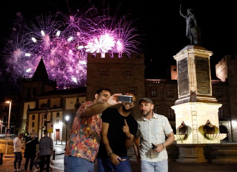 Fuegos de Begoña en Gijón