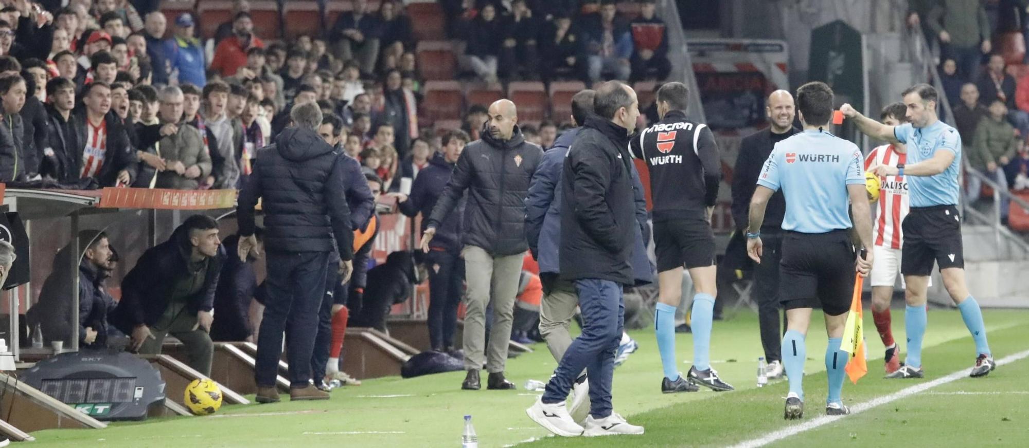 El partido entre el Sporting y el Leganés, en imágenes