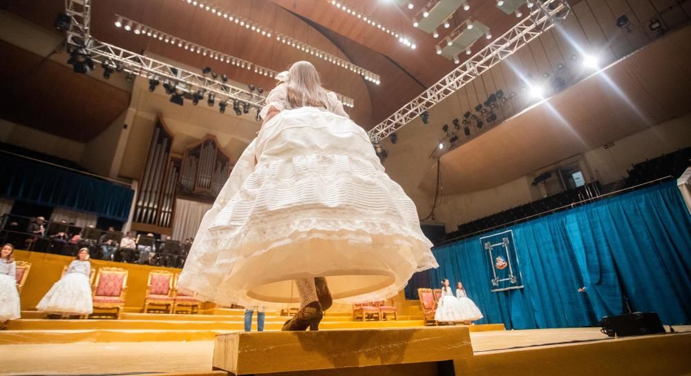 Ensayo de la exaltación de la falleras mayores de València 2019