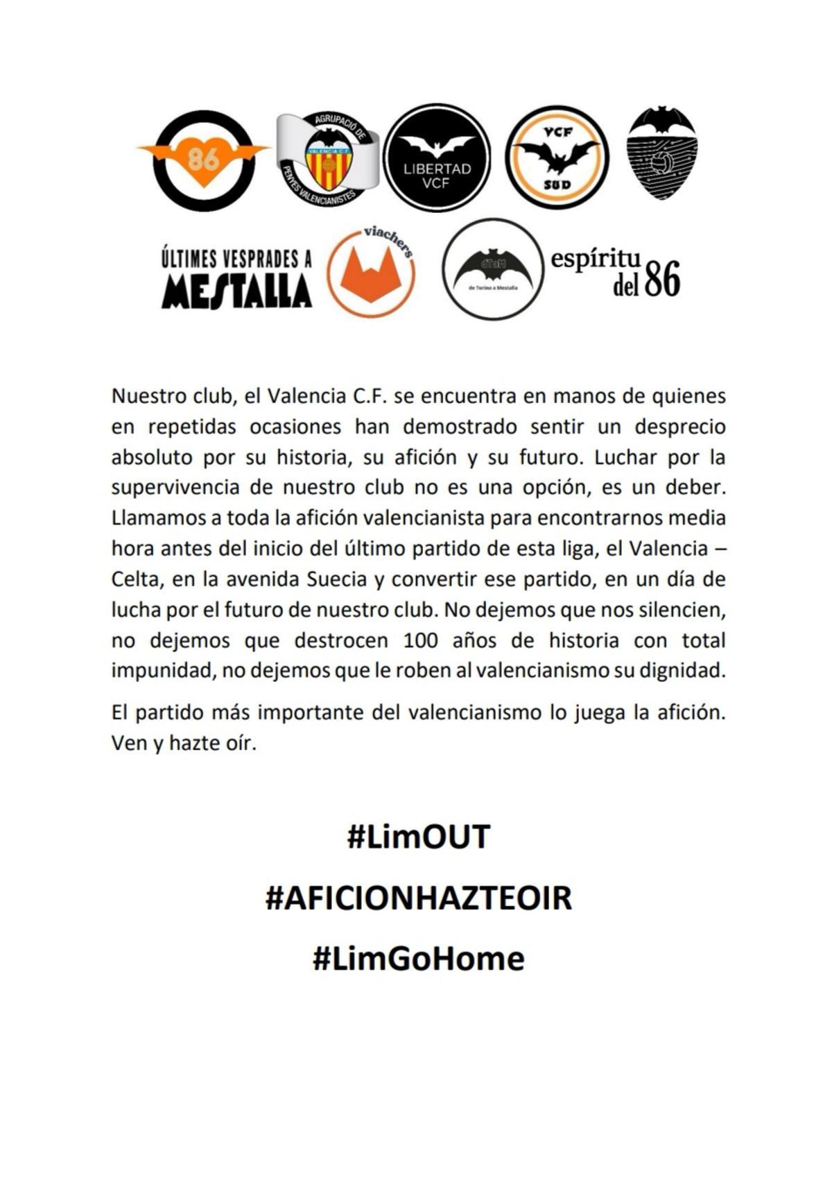 COMUNICADO
