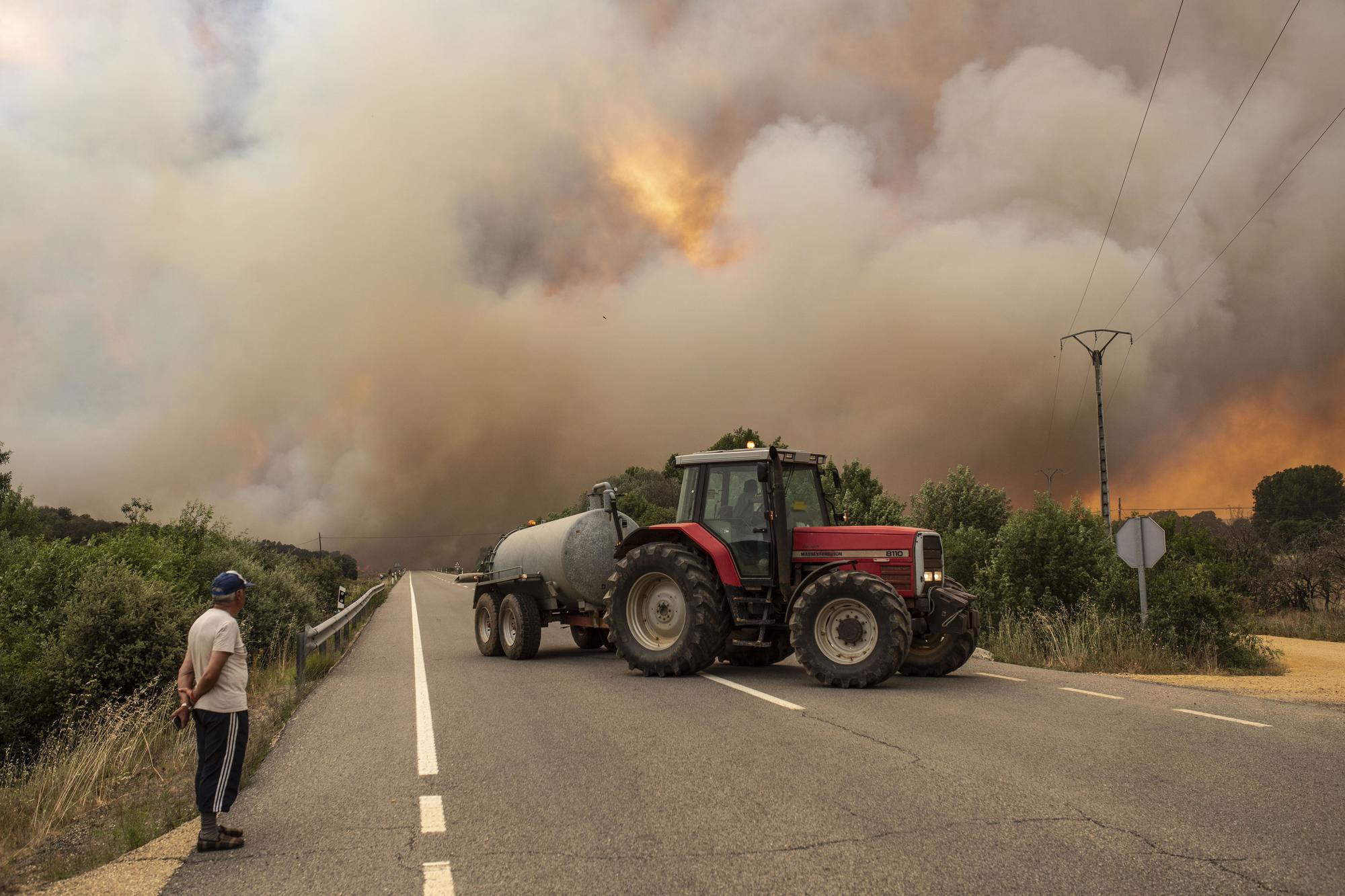 GALERÍA | El incendio de la Sierra de la Culebra, en imágenes