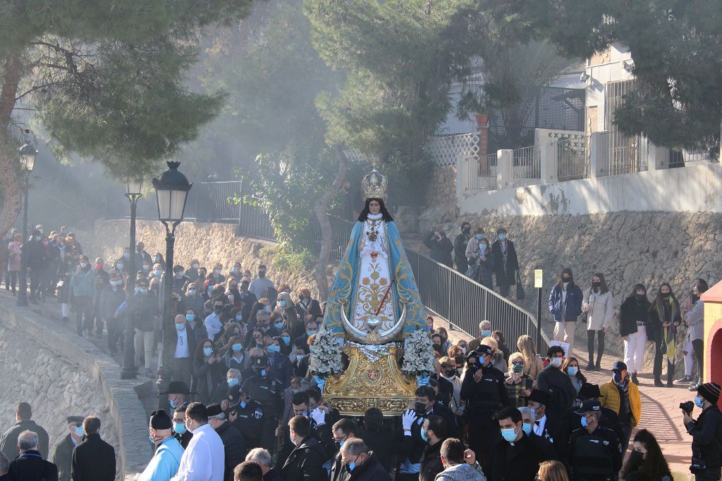 Yecla celebra ‘La Bajada’ de su patrona tras dos años de parón