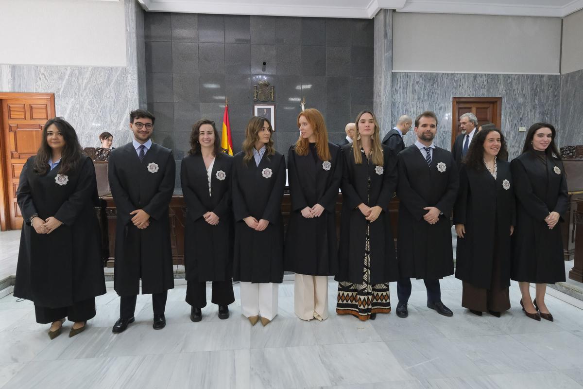 Jura de nuevos jueces ante la sala del Tribunal Superior de Justicia de Canarias