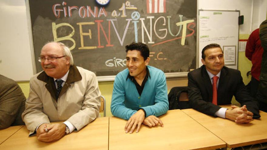 Salvador Capdevila en un acte promocional amb Roberto Peragón.