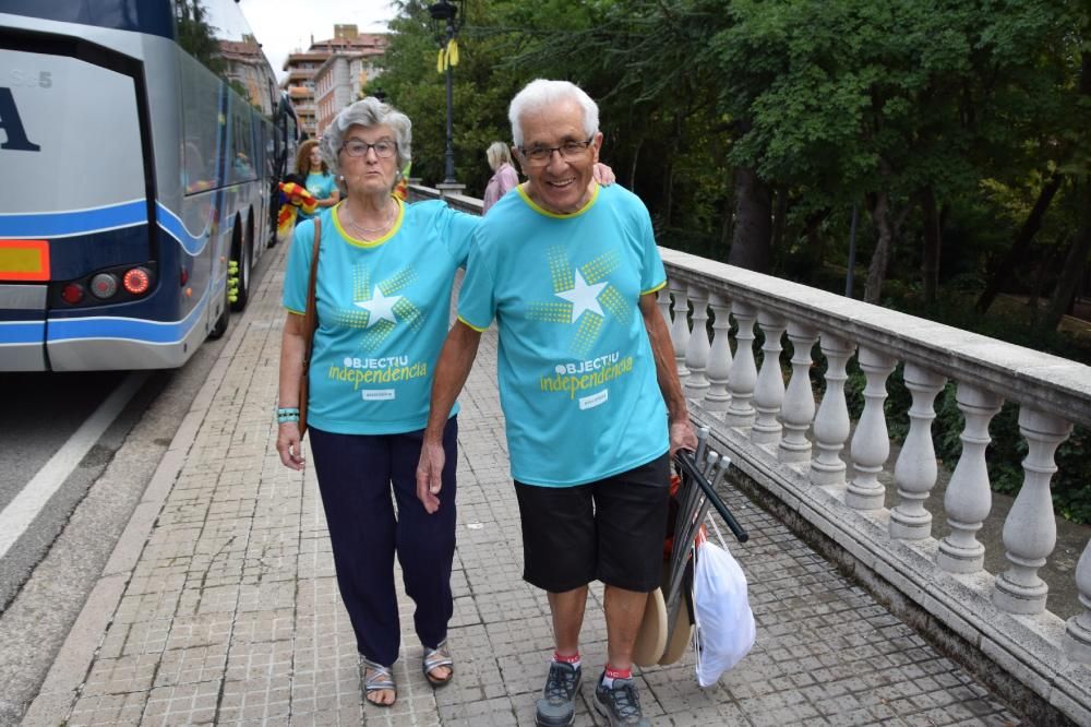 Berguedans a la manifestació de la Diada