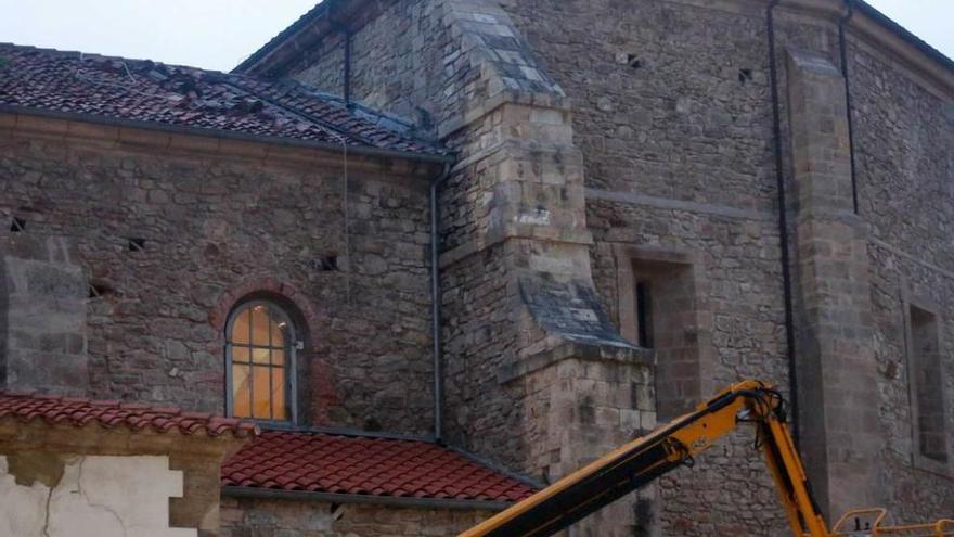 Arrancan las obras en la iglesia de los Padres